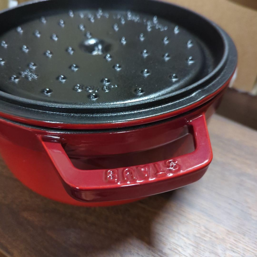 staub ストウブ ピコ ココット ラウンド チェリー 22cm 鍋 IH対応