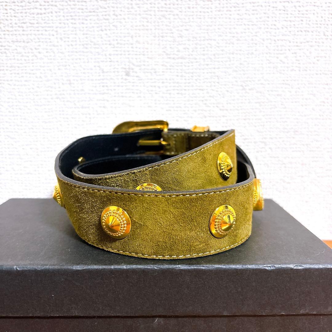 小物 00s y2k archive ESCADA GOLD buckle belt