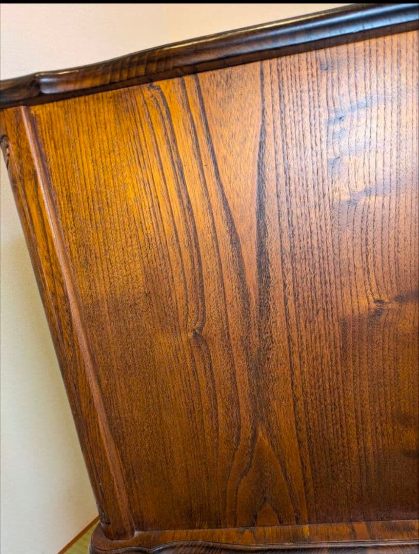 猫脚 扉 引き出し 木製 アンティーク 家具 キャビネット