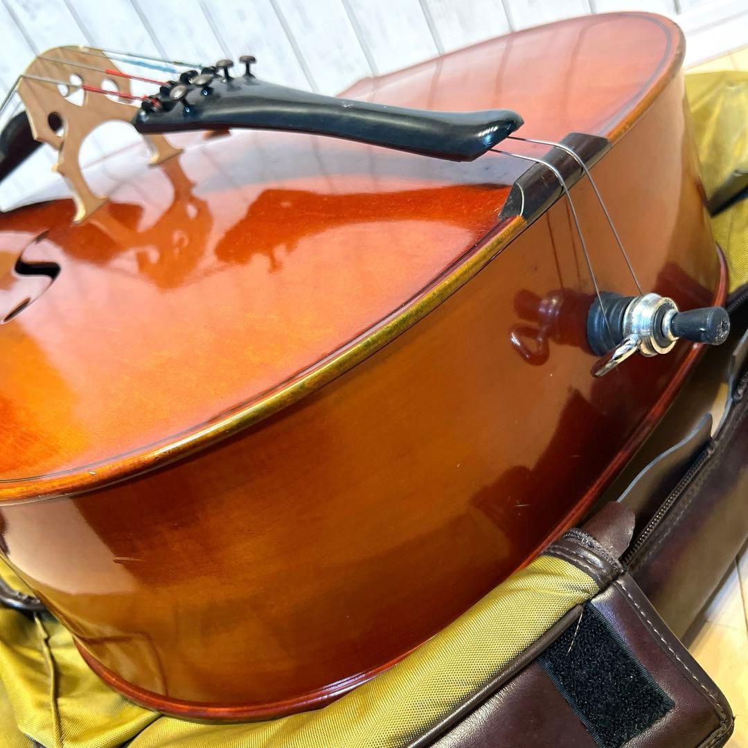 【美虎杢】SUZUKI チェロ NO.72 4/4 1986年 スズキフルサイズ