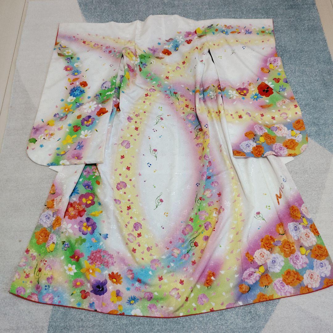 七五三 7歳 永田萌 Moe ブランド 着物 作り帯 バッグ 草履 小物セット