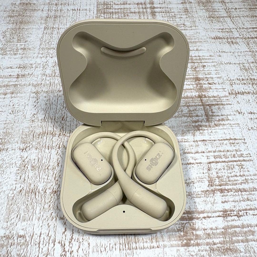 SHOKZ OPENFIT ベージュ（オープンイヤー型ワイヤレスイヤホン）