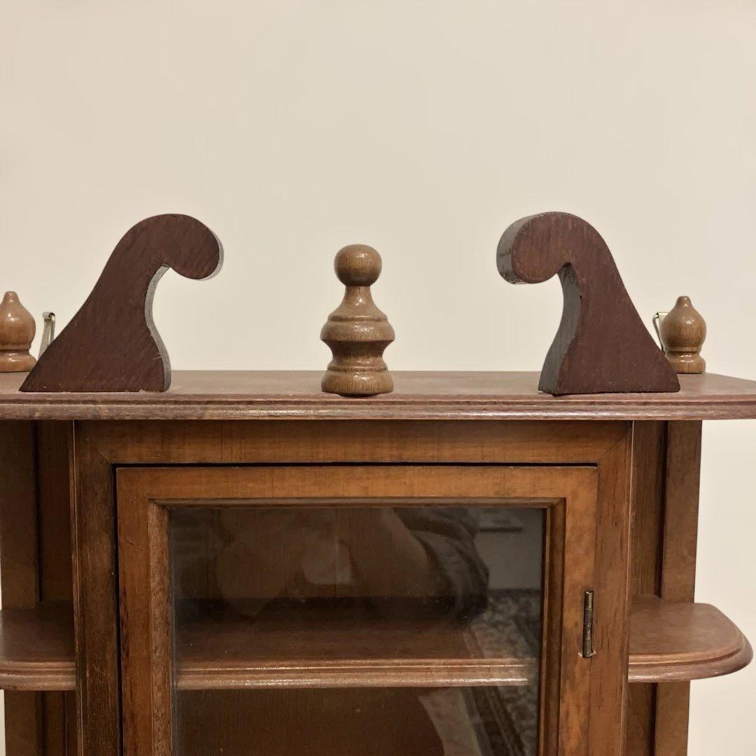 木製ガラスケース ディスプレイキャビネット