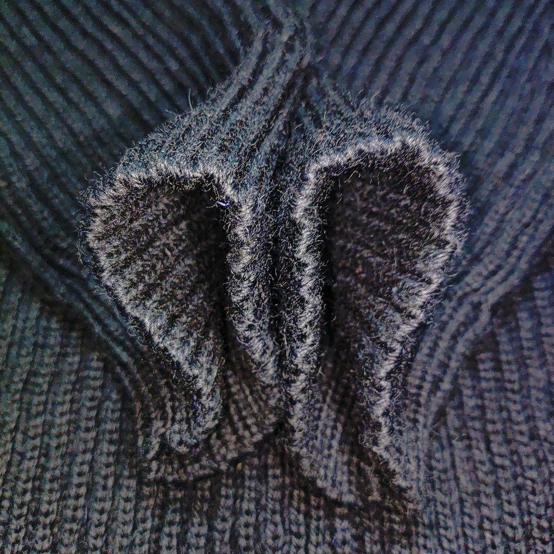 ケリーウーレンミルズ フィッシャーマン リブ クルーネック セーター 40