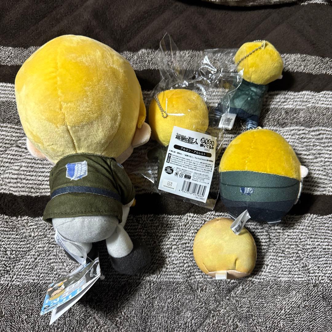 進撃の巨人 アルミン ぬいぐるみ マスコット セット