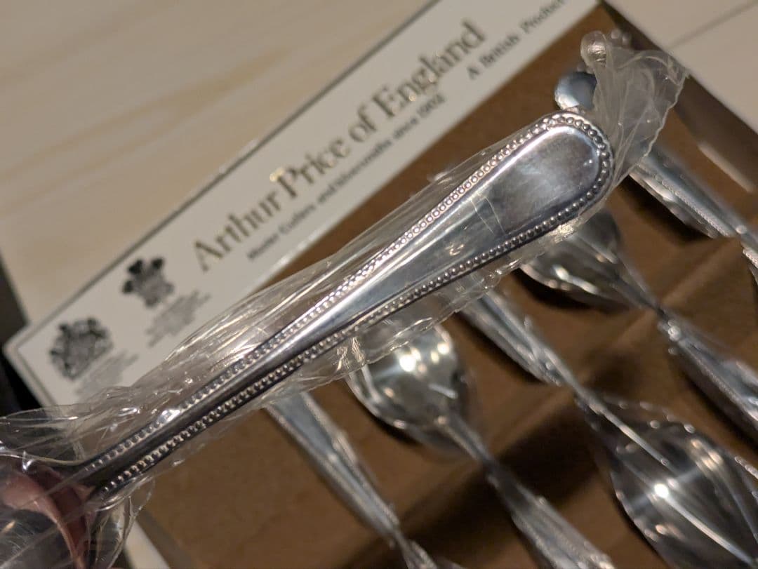 2-2.Arthur Price of England スプーン(ビード) 6本