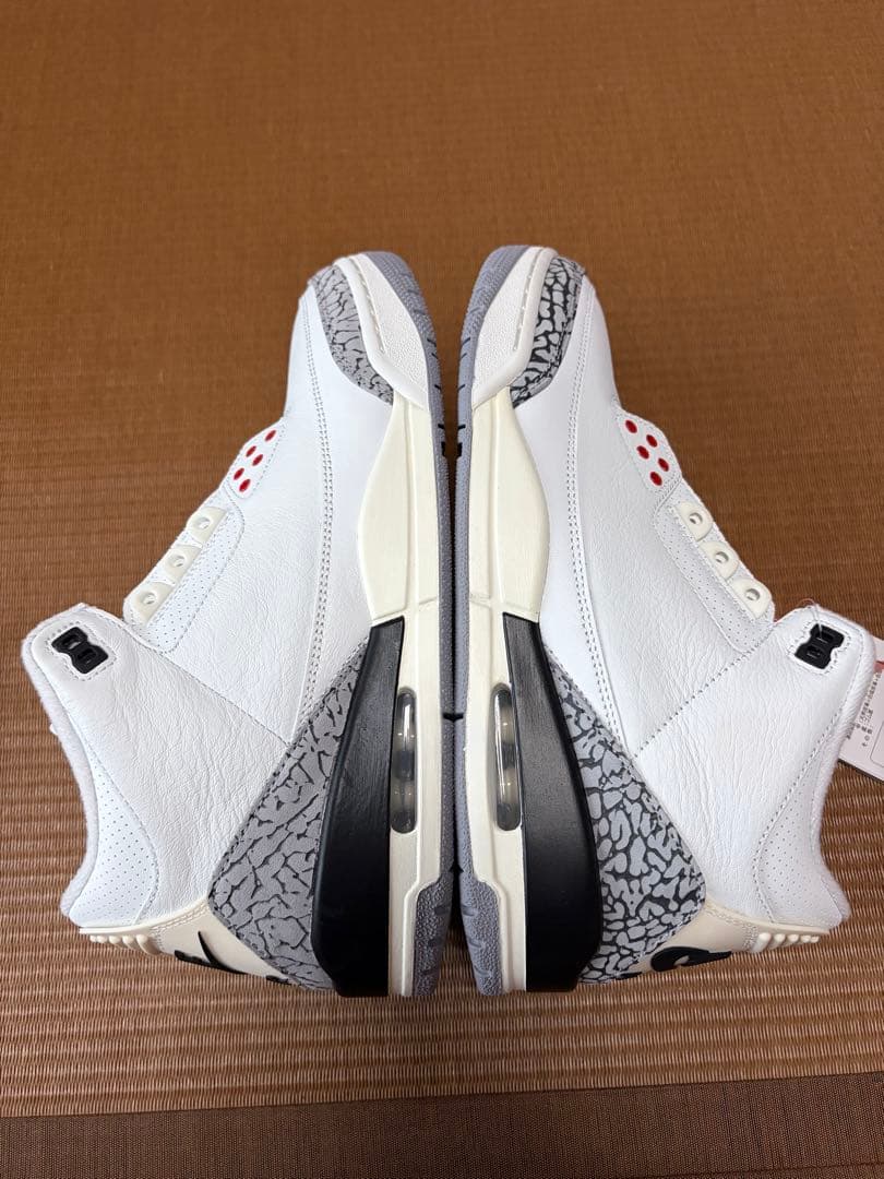 Nikeエアジョーダン3レトロ ホワイトセメント リイマジンド(28cm)
