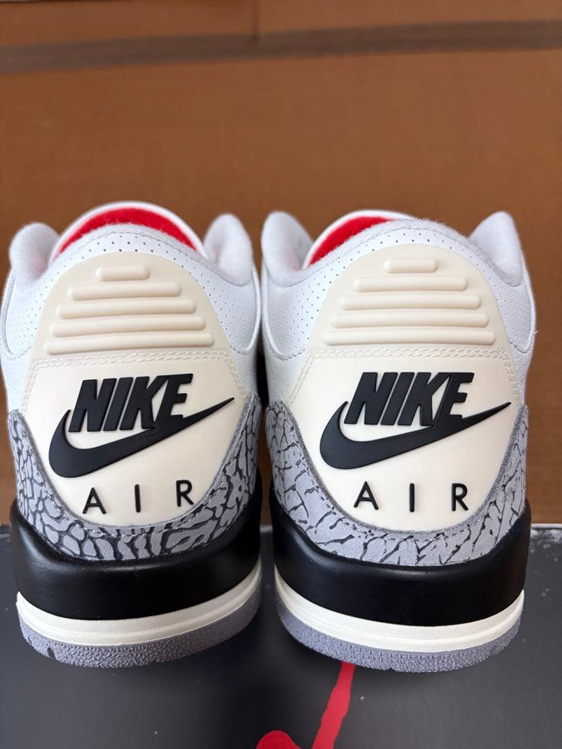 Nikeエアジョーダン3レトロ ホワイトセメント リイマジンド(28cm)