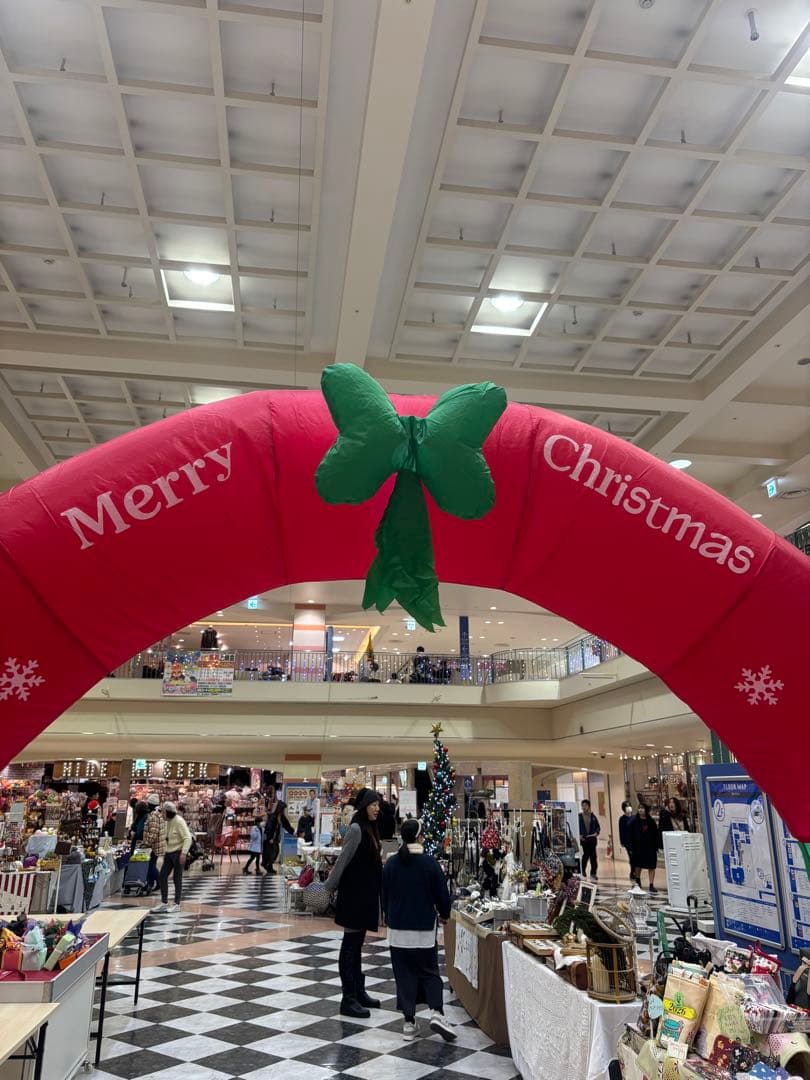 クリスマス インフレータブルアーチ サンタ