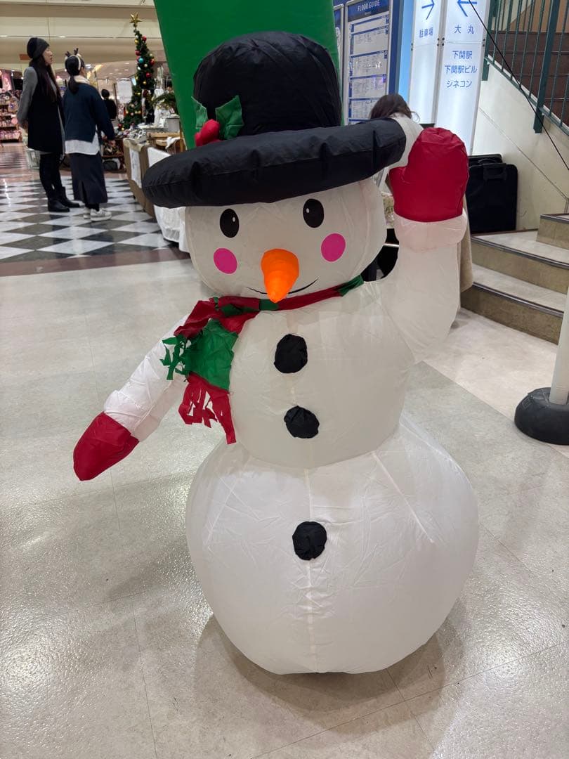 クリスマス インフレータブルアーチ サンタ