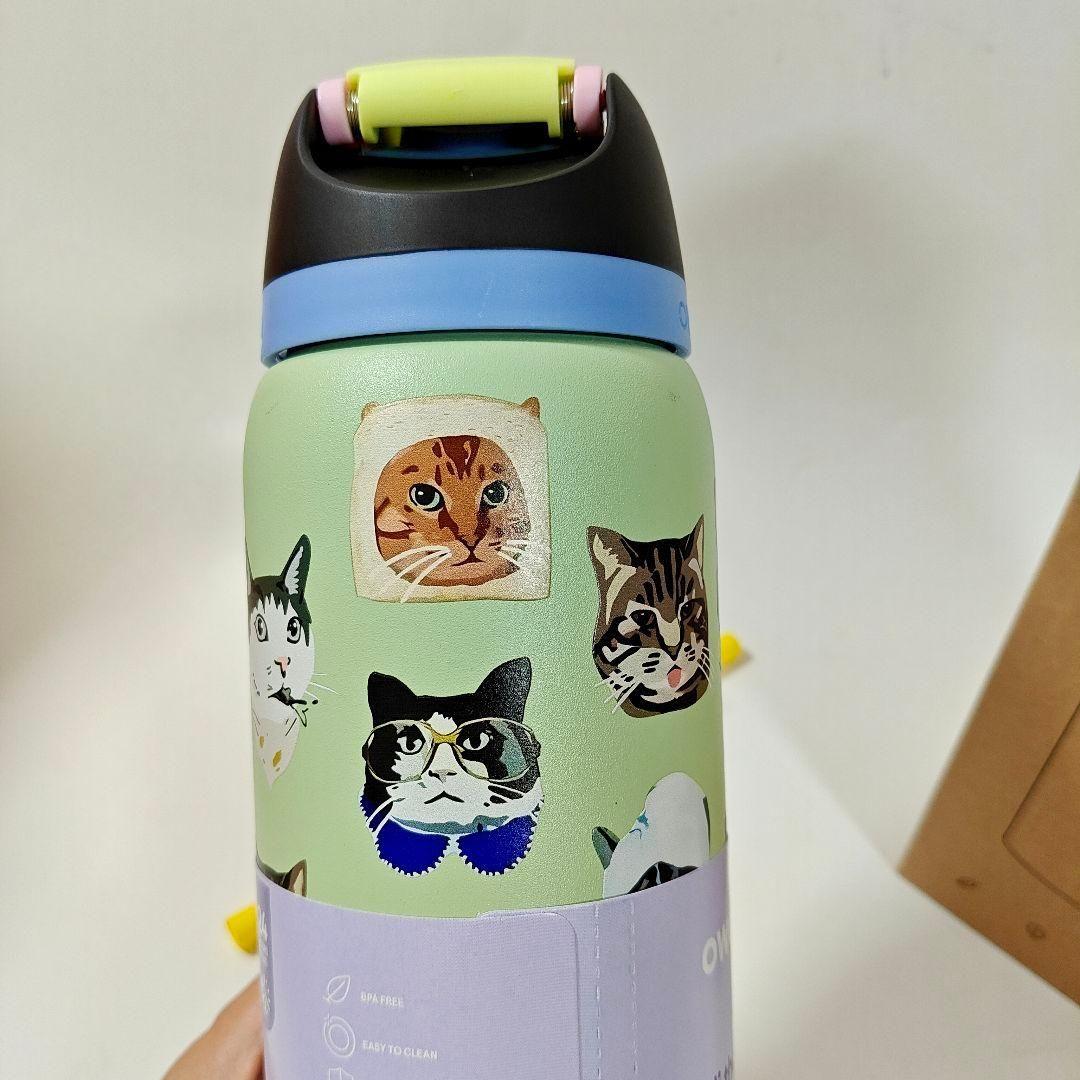 新品 Urban Outfitters限定 owala水筒 猫柄32oz