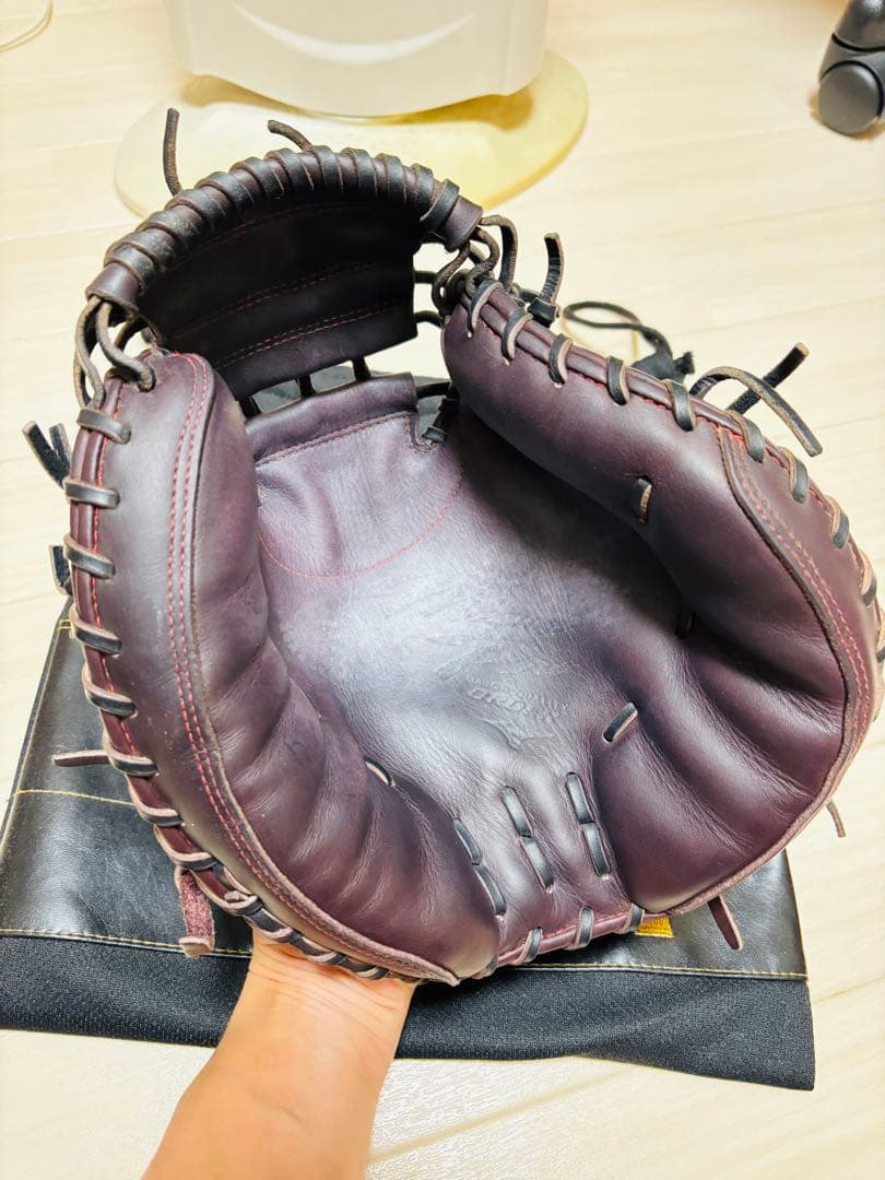 【即戦力】ミズノプロ　軟式キャッチャーミット　オーダー　ダークブラウン