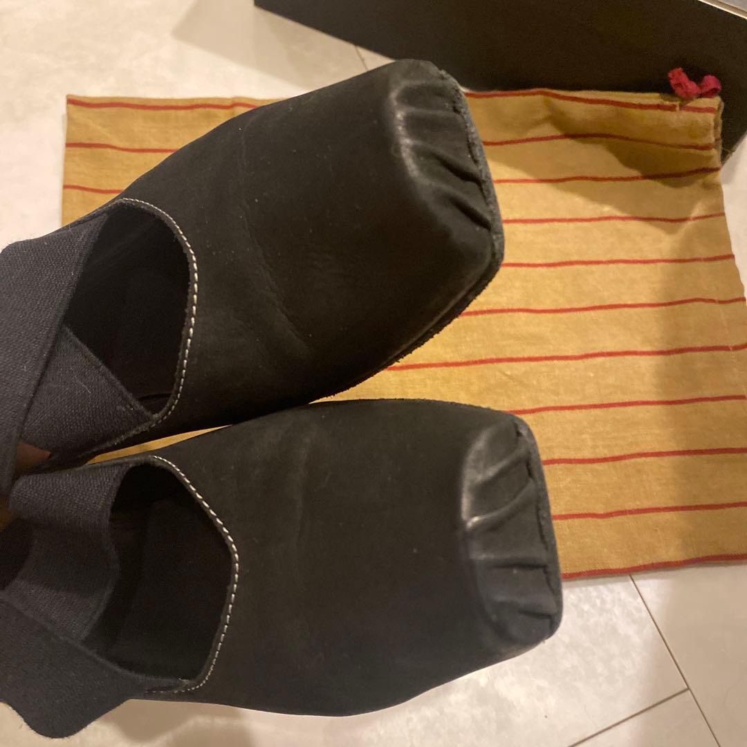 Umawang レザーフラットシューズ バレエシューズ23.5cm