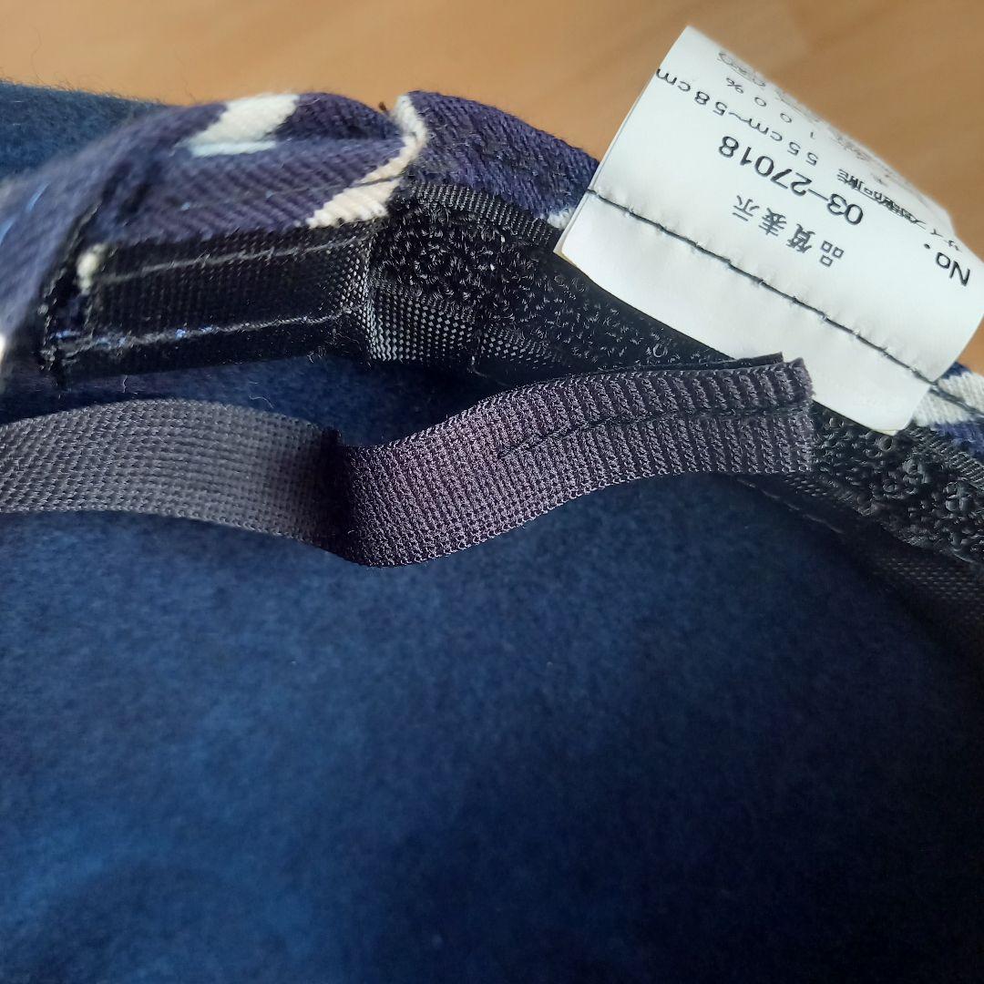 Kaori様 ウールハット 57㎝ 調節可ネイビー マーブル 他 ４点