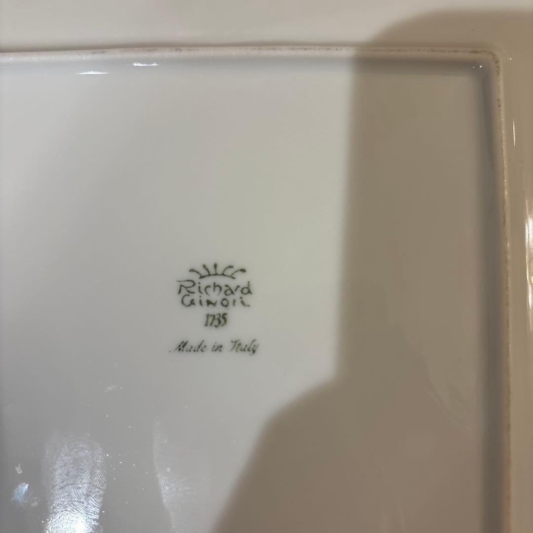 リチャードジノリ正方形型皿5枚セット