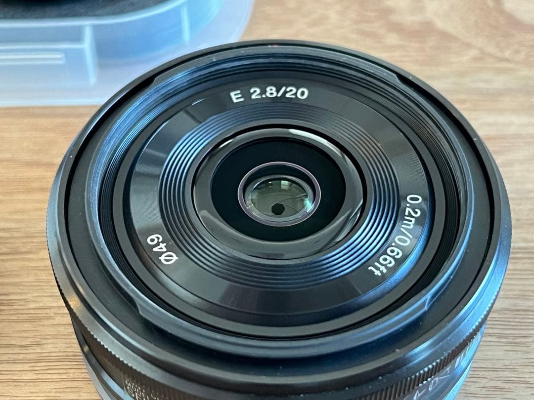 SONY E 20mm F2.8 SEL20F28 レンズ(美品)