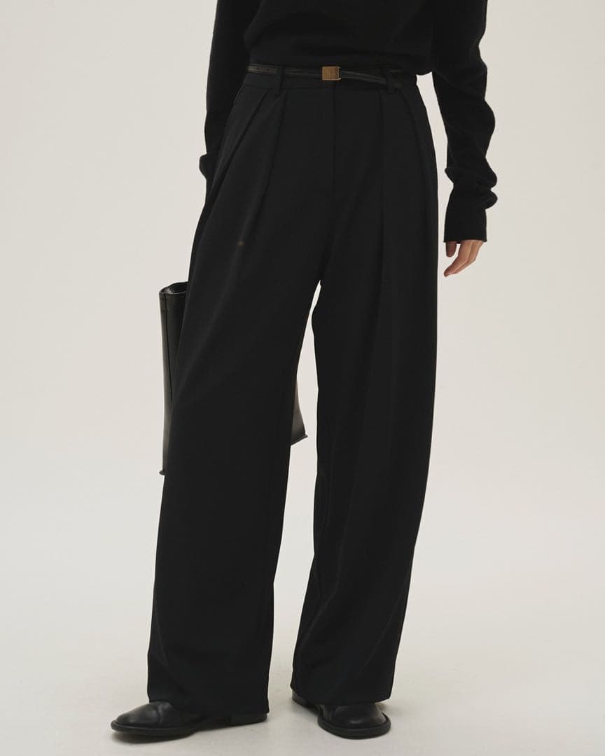 パンツ todayful Doubletuck Twill Trousers