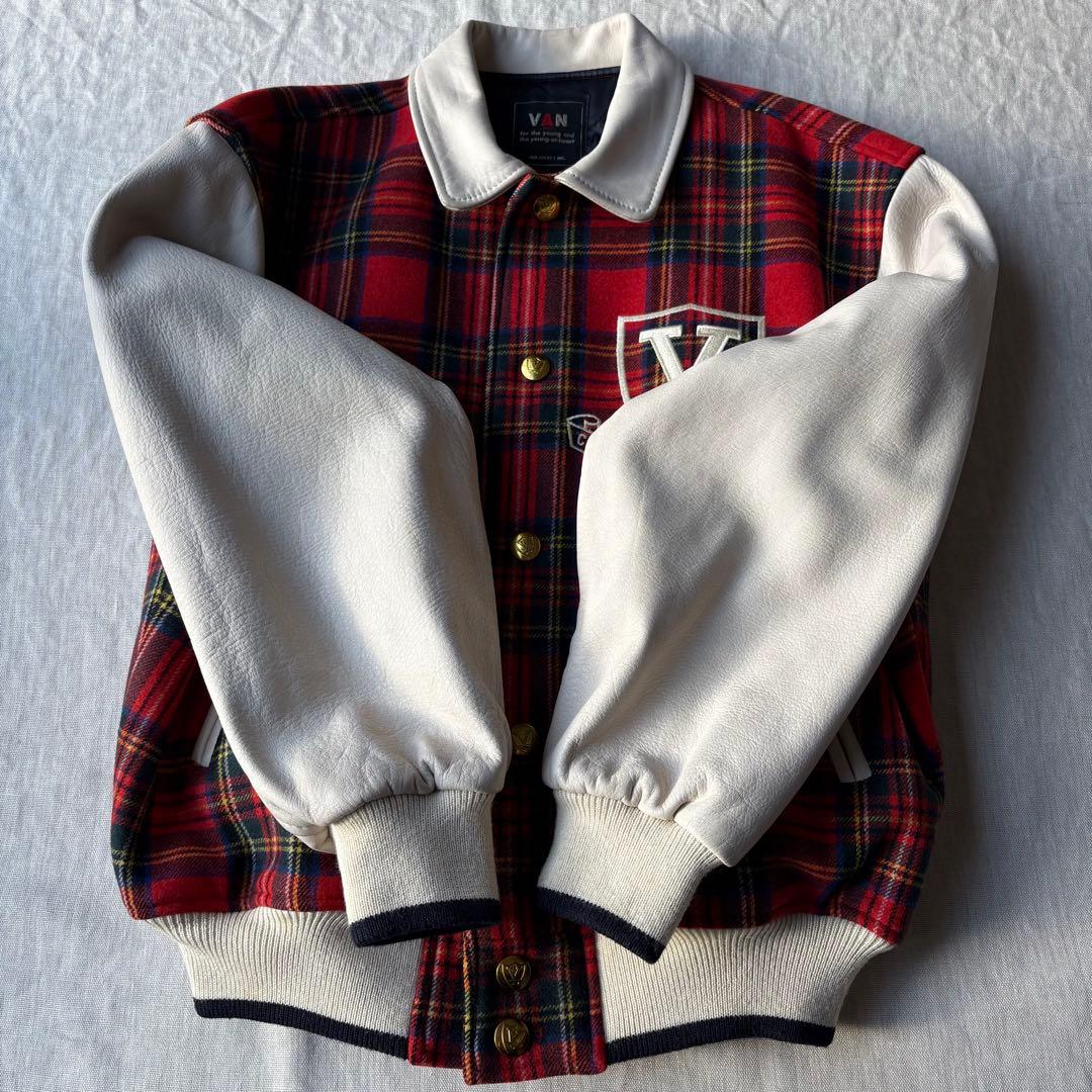 希少 VAN JAC ヴァンジャケット スタジャン トラッド アイビー 金ボタン