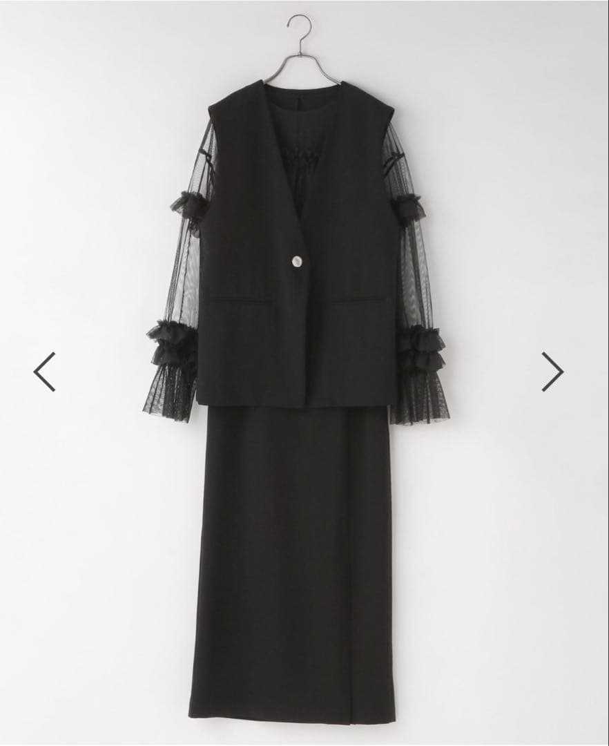 LOWRYS FARM ヘンケイベストスカートセット(オケージョン)Lサイズ