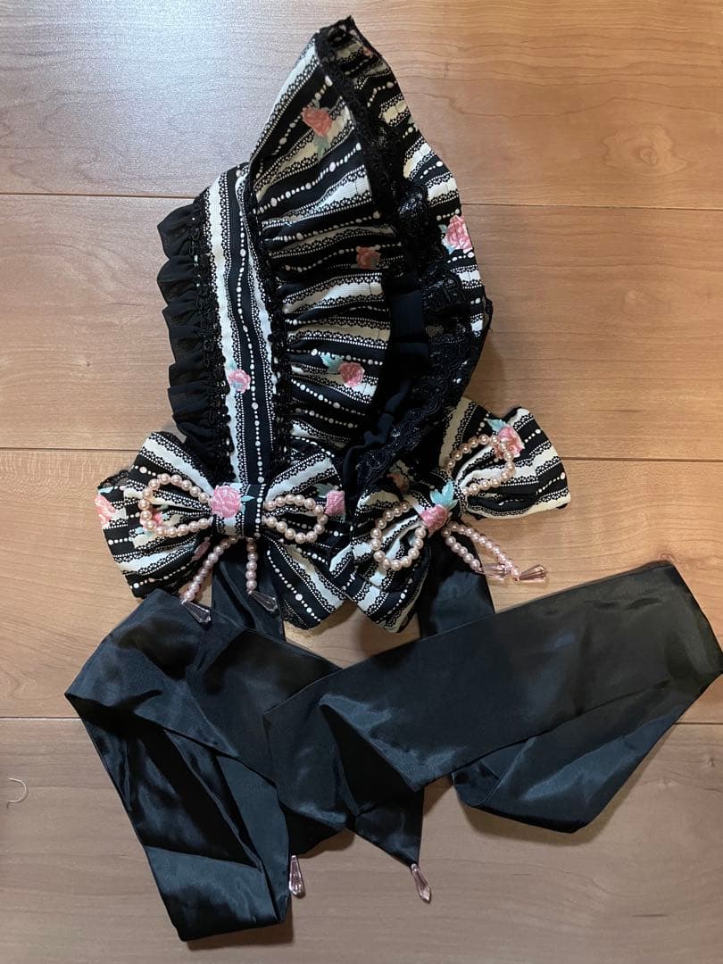 アンジェリックプリティ　ローズトワレ　ボンネット　黒