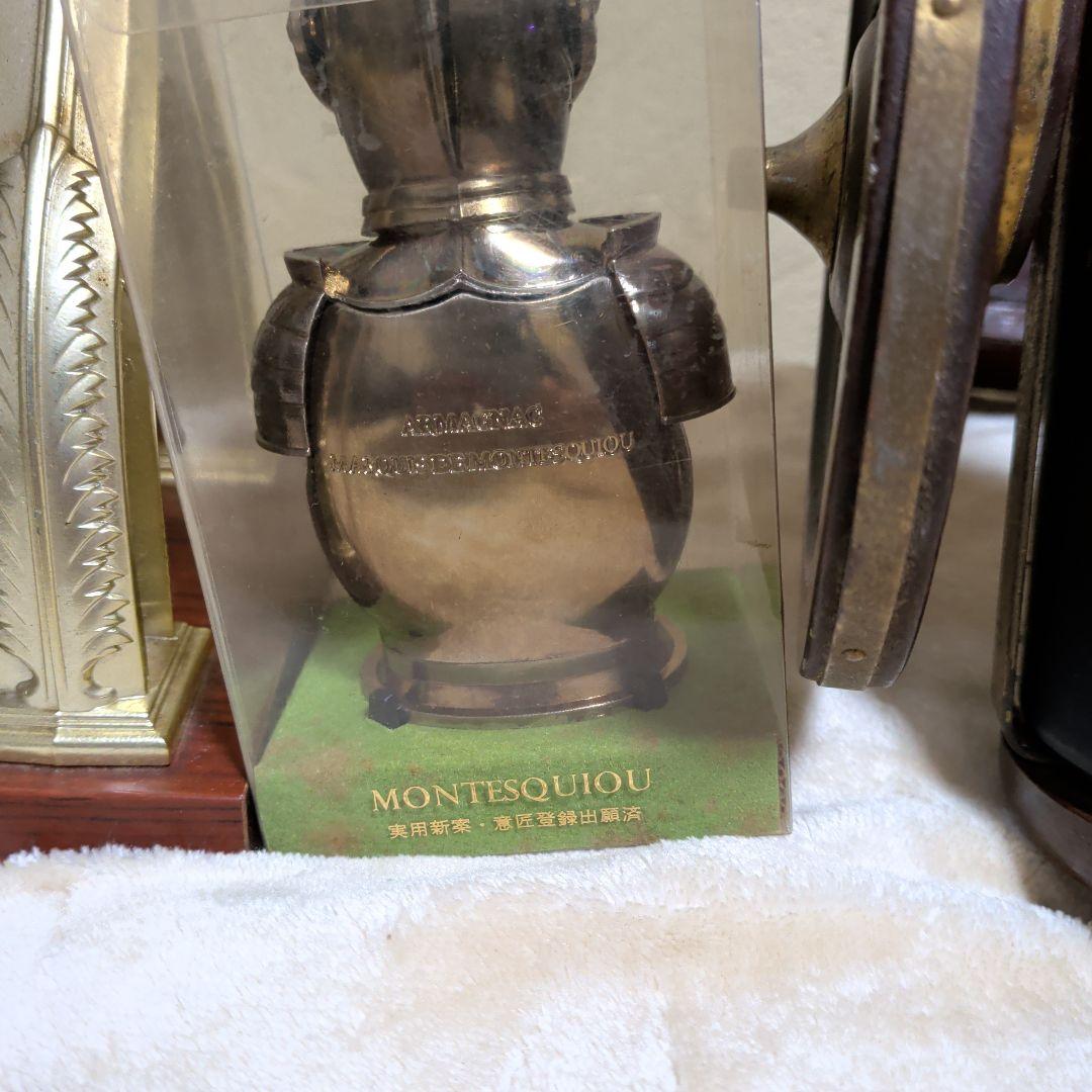 古酒CAMUS Napoleon 2本とボトルスタンド　 騎士型ボトルSet