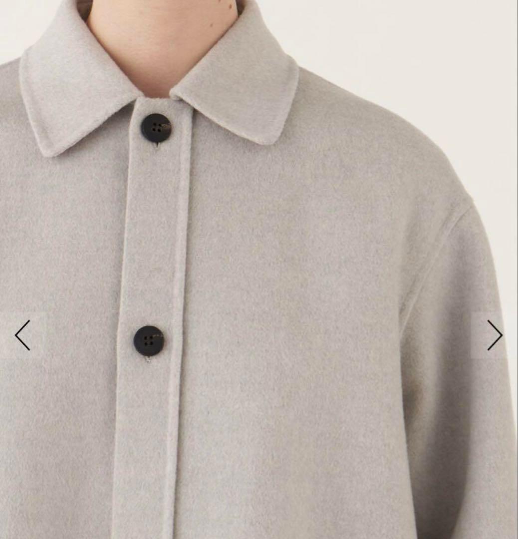 整理の為お値引き【tomorrowland】 ダブルフェイス シャツコート