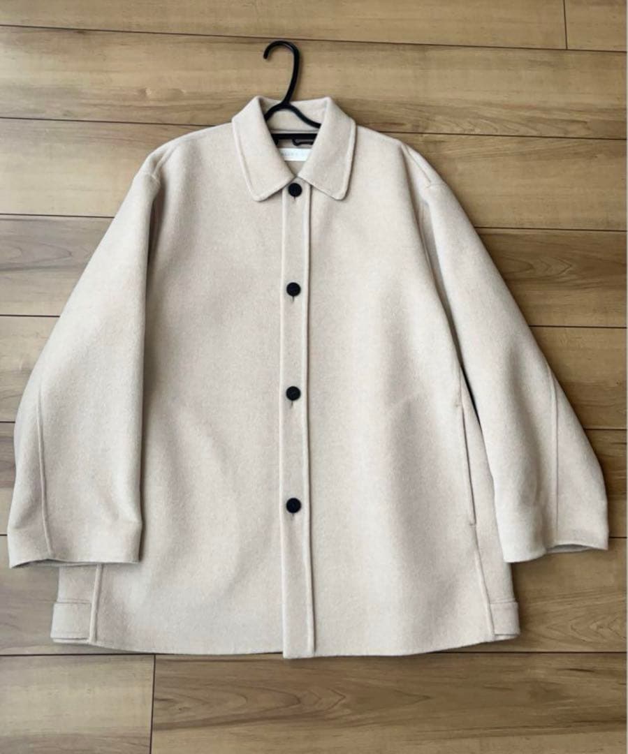 整理の為お値引き【tomorrowland】 ダブルフェイス シャツコート