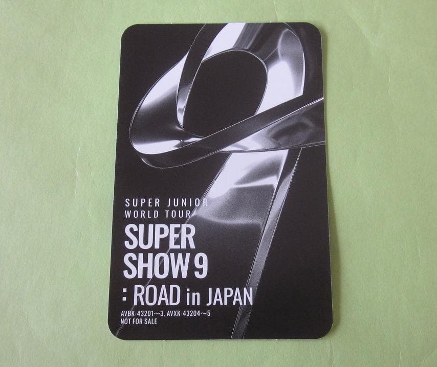 SUPER JUNIOR　スパショ9 DVD　トレカ：リョウク　初回限定