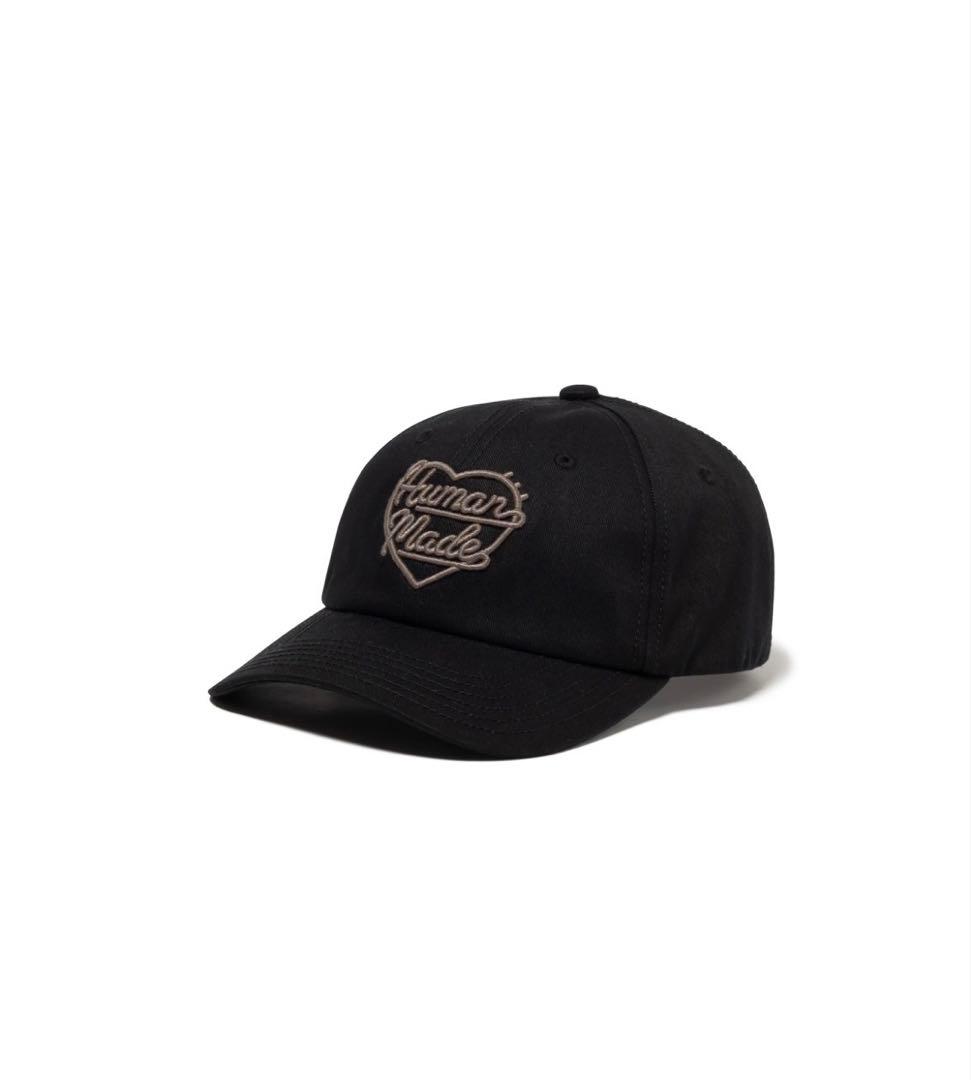 HUMAN MADE 6PANEL TWILL CAP BLACK キャップ 黒