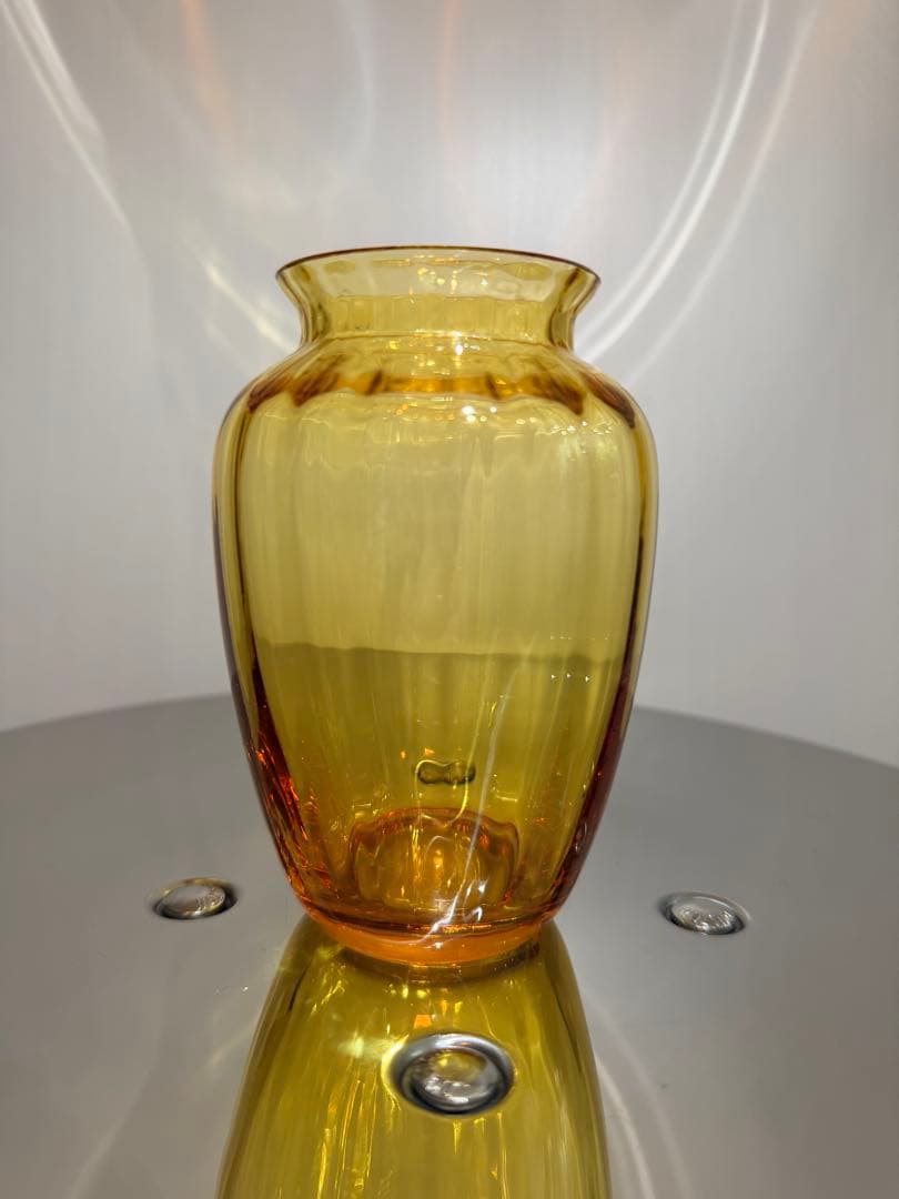 Baccarat アンバークリスタル花瓶