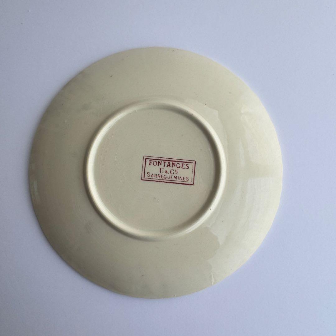 こ*マ様 フランスアンティーク　サルグミンヌ　Fontanges デザートプレー