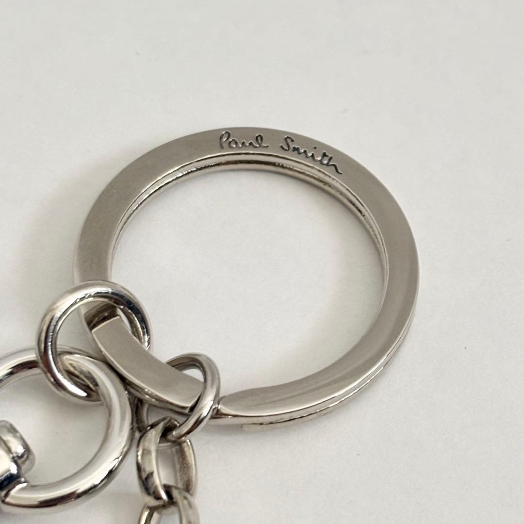 Paul Smith◆ミニクーパー◆キーリング・カラビナ◆ストライプ◆保存袋付き