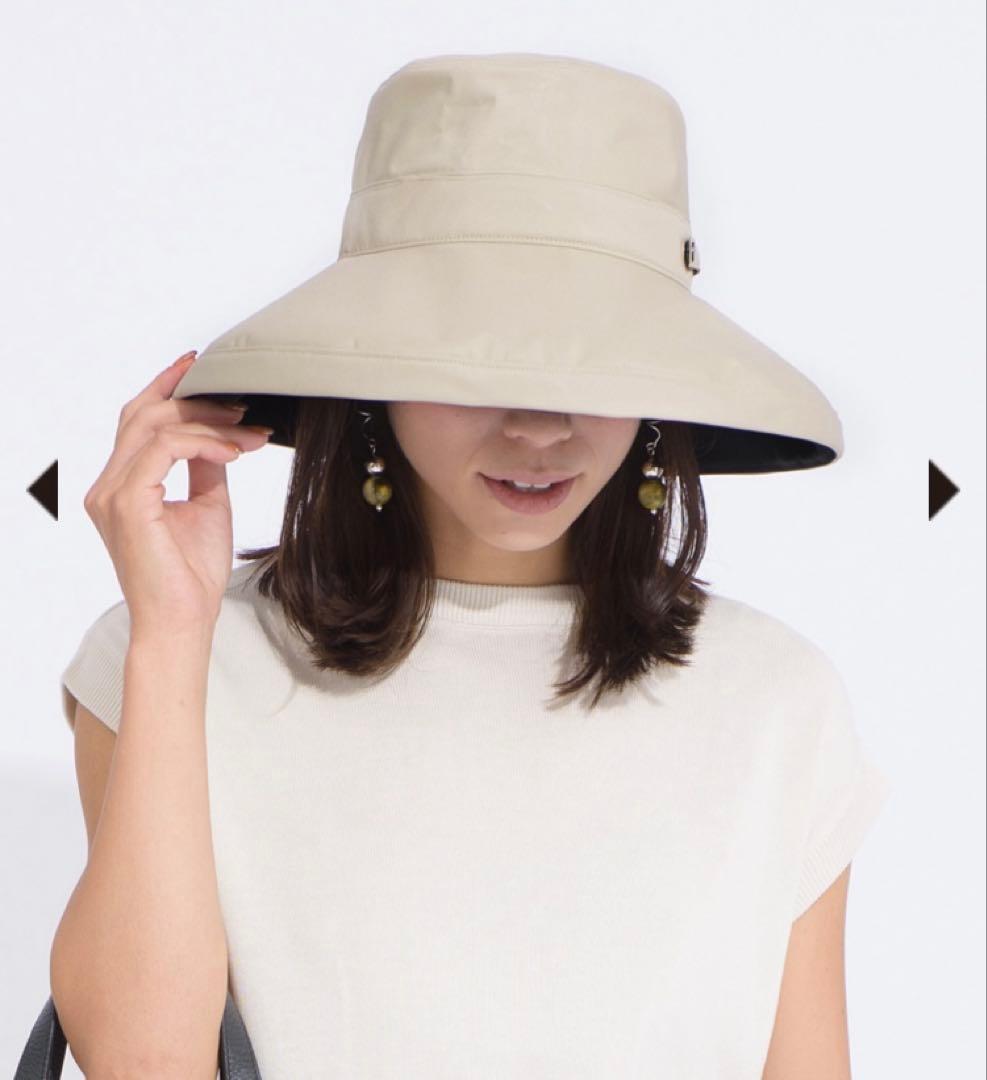 サンバリア100 トラベルハット　M ベージュ