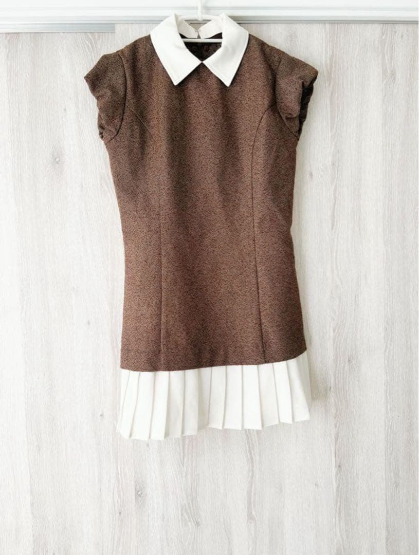 ワンピース the toe Leopold Tweed Dress