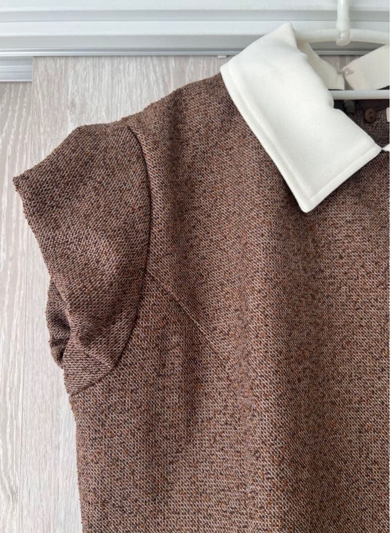 ワンピース the toe Leopold Tweed Dress