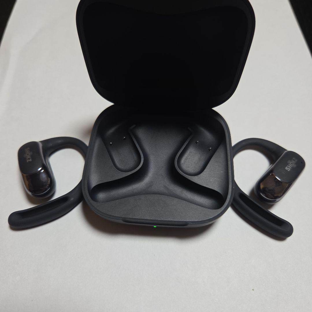 SHOKZ OPENFIT AIR 骨伝導イヤホン ブラック