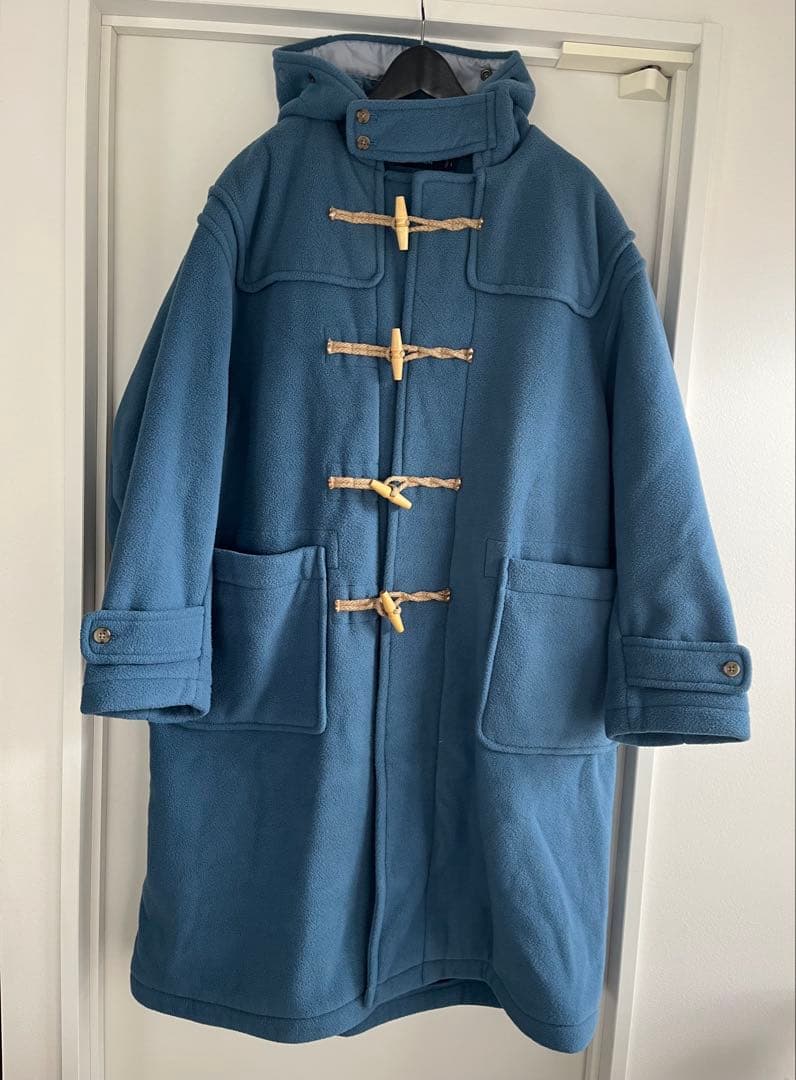 ヤ*ナ様 NAUTICA フリース ダッフルコート ブルー L