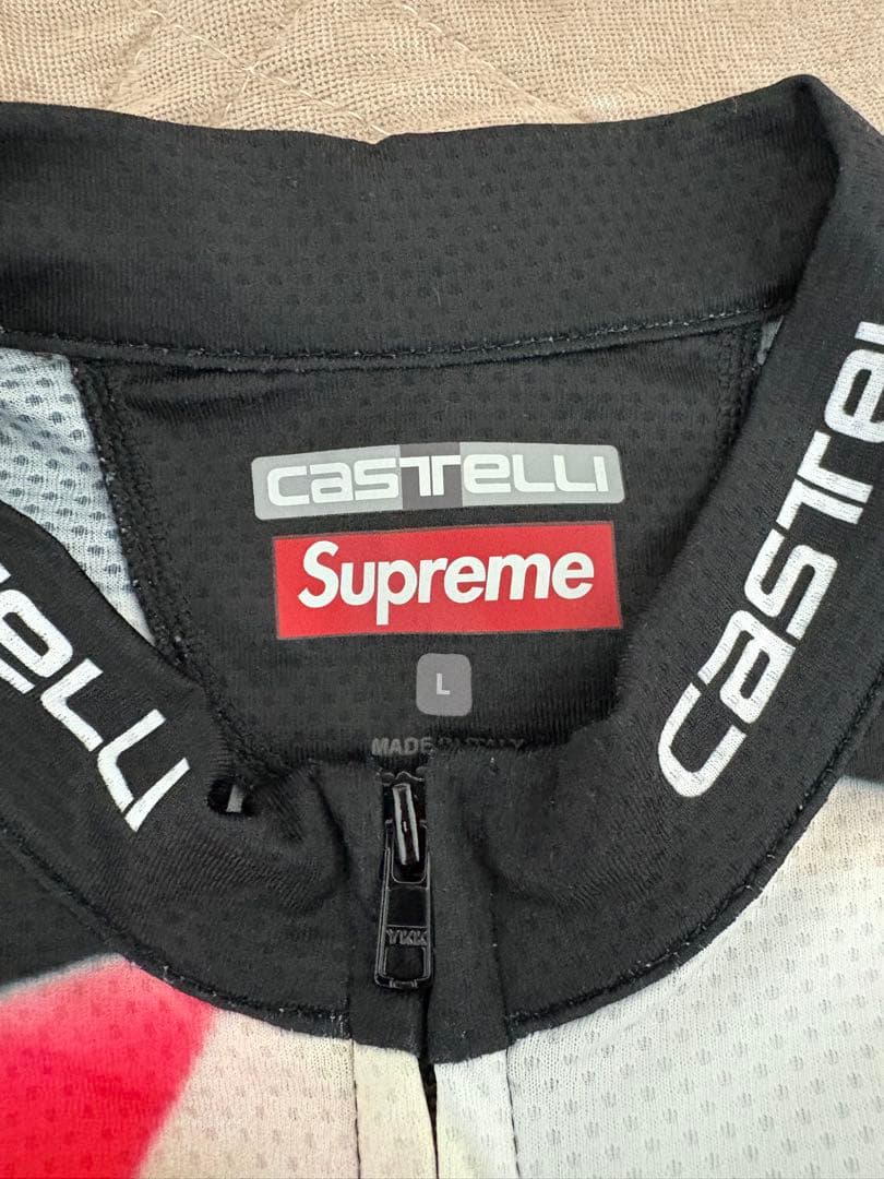 激レアL！SUPREME×Skittles Castelliサイクリングジャージ