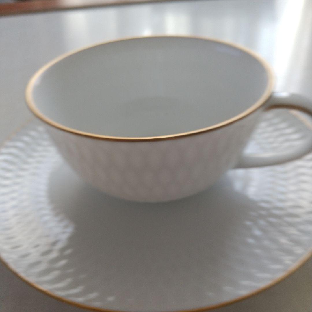 【新品・未使用】ノリタケ ダイヤモンドコレクション カップ&ソーサー