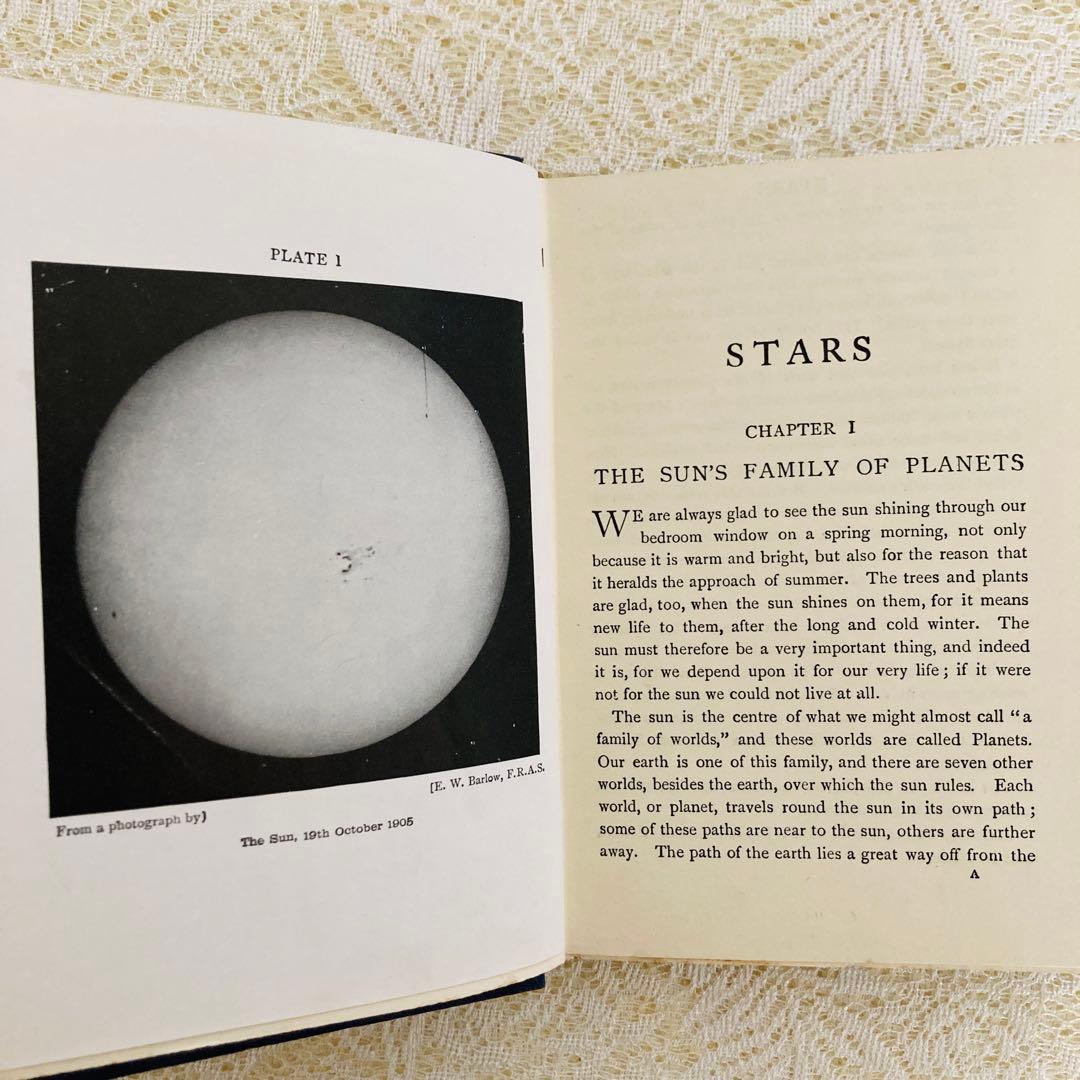 洋書　古書　アンティーク　Stars　イギリスの星図鑑　天文学　惑星　星座