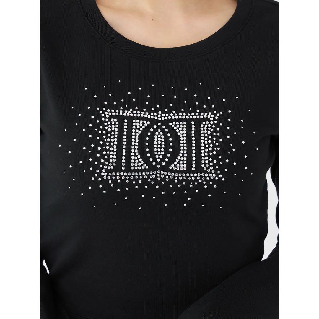 新品タグ付 ダーリッチ シャイニーDDロゴコンパクトロングTシャツ ホワイト