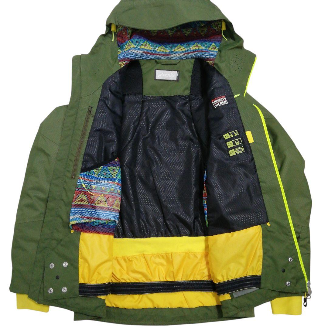 phenix メンズ スキーウェア スノボウェア ジャケット 緑 フェニックス