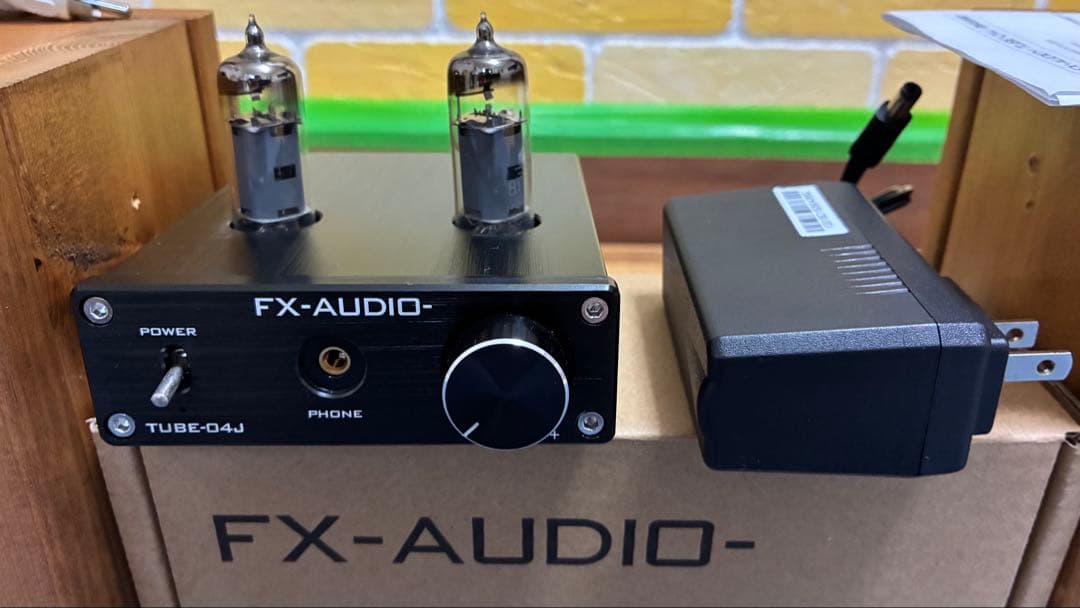 FX-AUDIO TUBE-04J 真空管アンプ fostexスピーカーセット