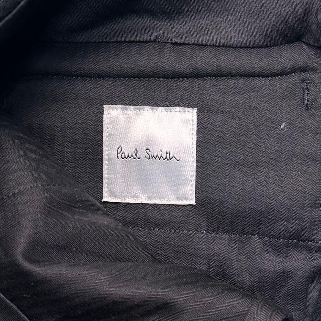 未使用級 現行 ポールスミス セットアップ 黒 総裏 L 秋 冬