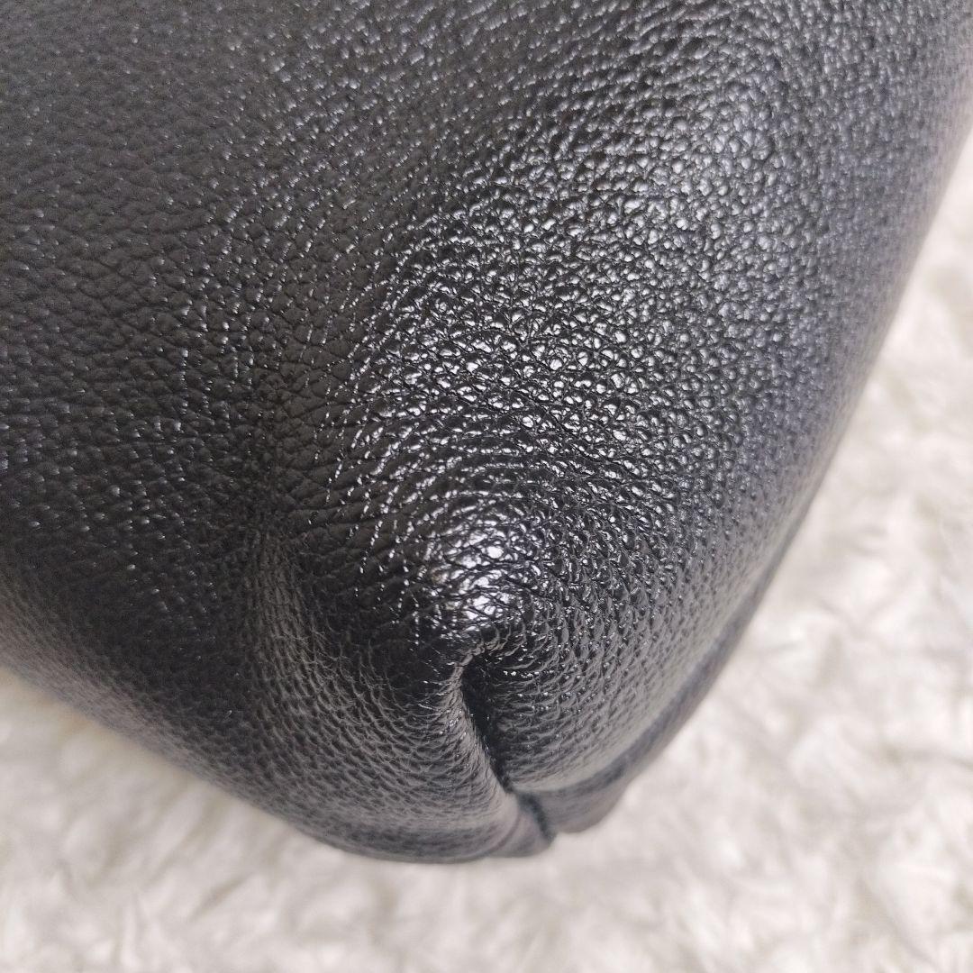 美品 フルラ ソフィー 2way ショルダーバッグ ブラック ハンド 金具ポーチ