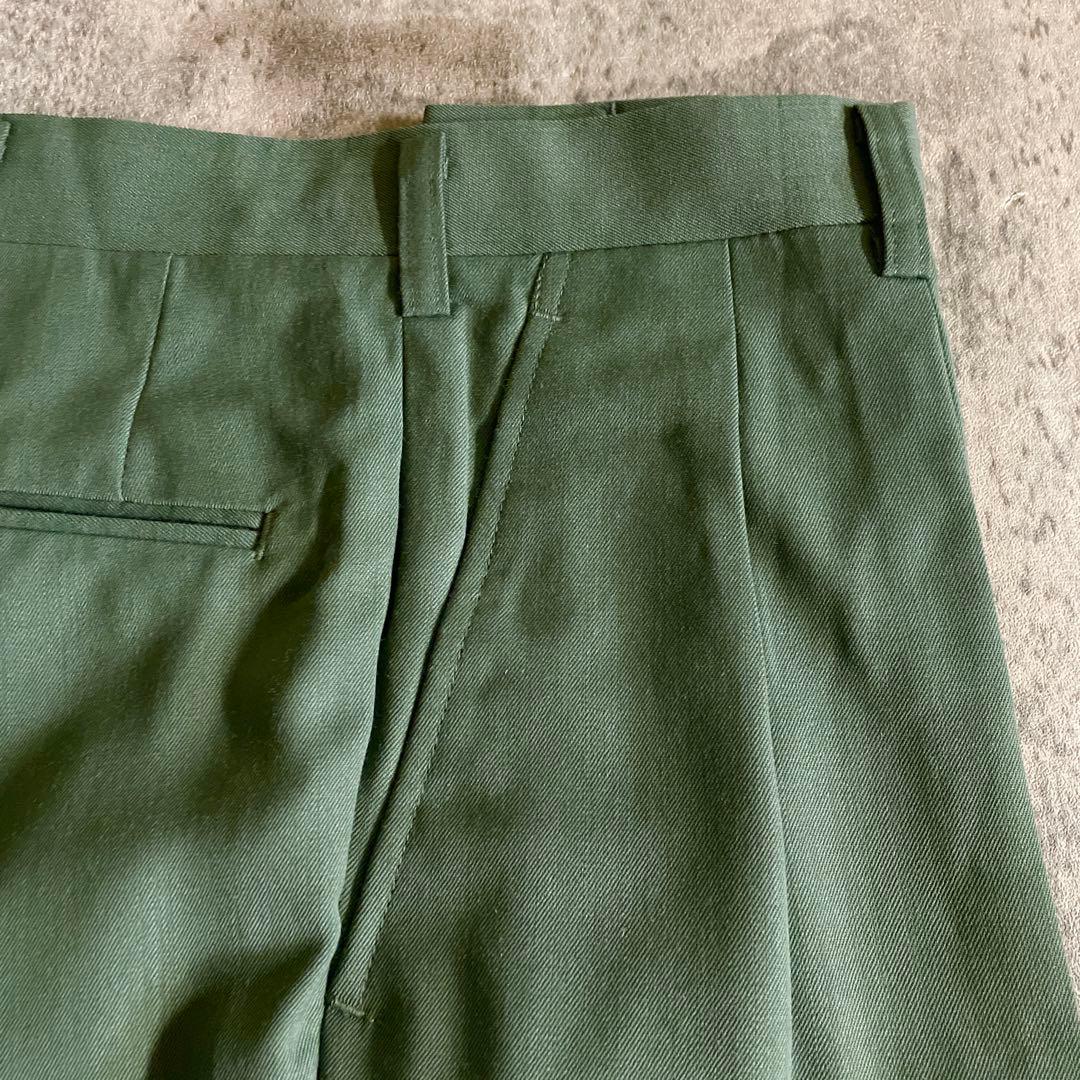 新品 希少カラー 抹茶グリーン Yves saint Laurent ネクタイ