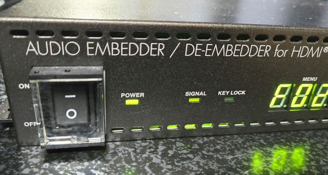 4K@60対応 HDMIオーディオエンベッダー・ディエンベッダー UHDS-01