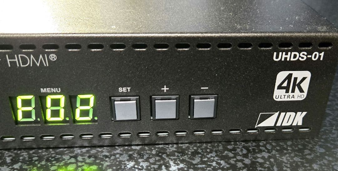 4K@60対応 HDMIオーディオエンベッダー・ディエンベッダー UHDS-01