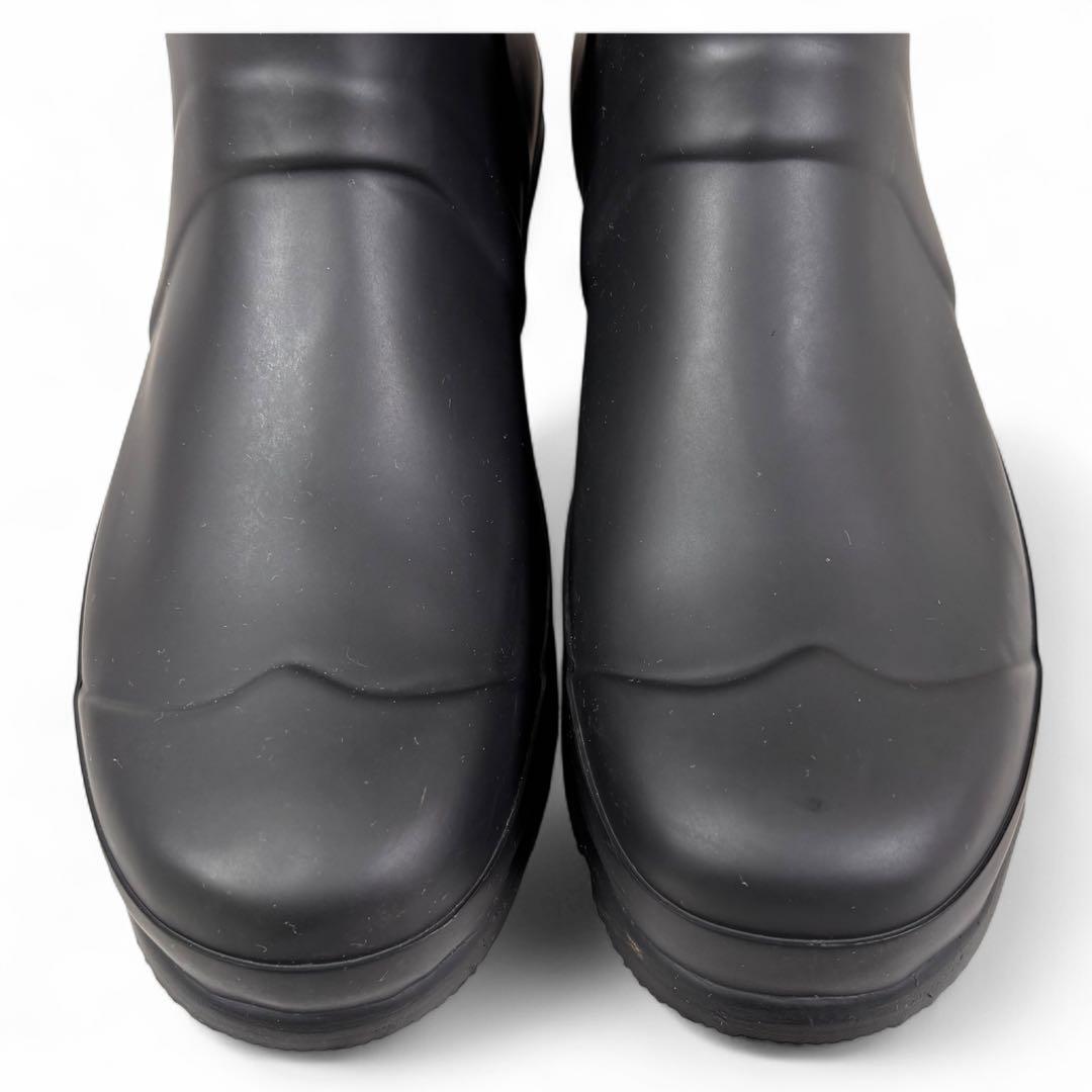 美品 ハンター UK9 28 レインブーツ オリジナルショート ネイビー 紺色