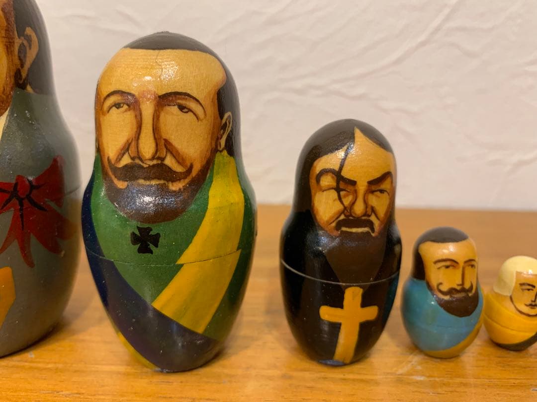 k0817-04★マトリョーシカ 大統領 エリツィン ロシア